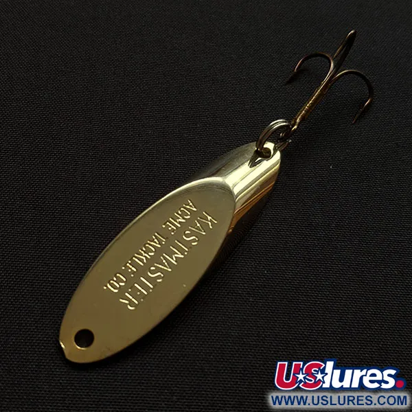 Vintage Acme Kastmaster, 3/8oz gold fishing spoon #20415