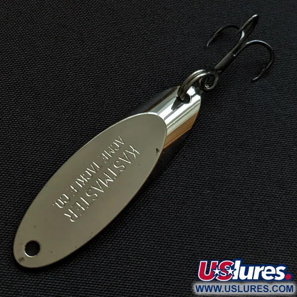 Vintage Acme Kastmaster, 1/4oz nickel fishing spoon #20420