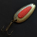 Vintage   Nebco Pixee, 3/4oz nickel/brass/pink fishing spoon #20434