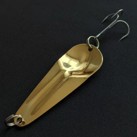 Vintage James Aitken Haver, 2/5oz gold fishing spoon #20438