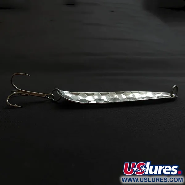 Vintage Len Thompson NK 28, 1/2oz silver fishing spoon #20457