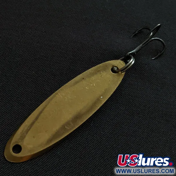 Vintage Acme Kastmaster, 1/4oz brass fishing spoon #20459