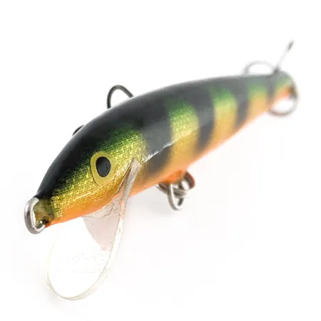 Vintage Rapala Original Floater F9, 1/8oz Perch fishing lure #20460