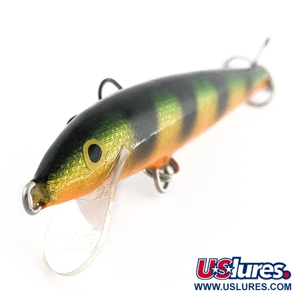 Vintage   Rapala Original Floater F9, 1/8oz Perch fishing lure #20460