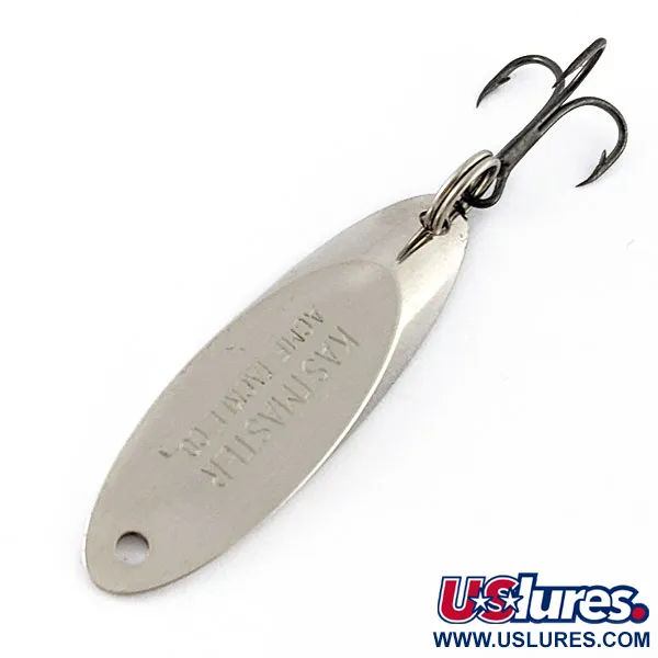Vintage Acme Kastmaster, 1/4oz nickel fishing spoon #20467