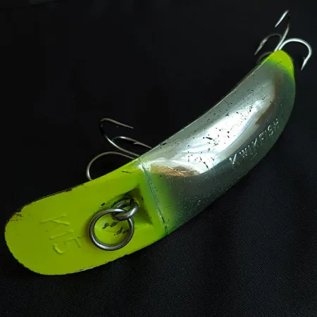 Vintage Luhr Jensen Rattling Kwikfish K15 UV, 1oz fishing lure #20470