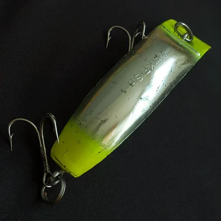 Vintage Luhr Jensen Rattling Kwikfish K15 UV, 1oz fishing lure #20470