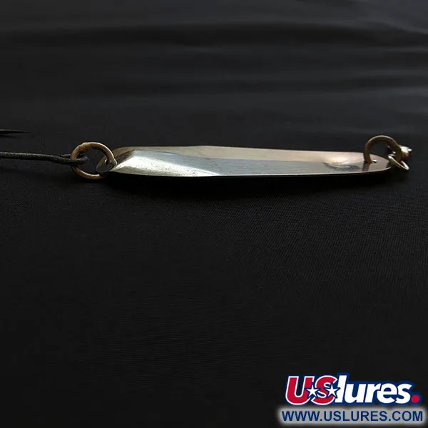 Vintage   Luhr Jensen McMahon 5, 1/2oz nickel/brass fishing spoon #20478