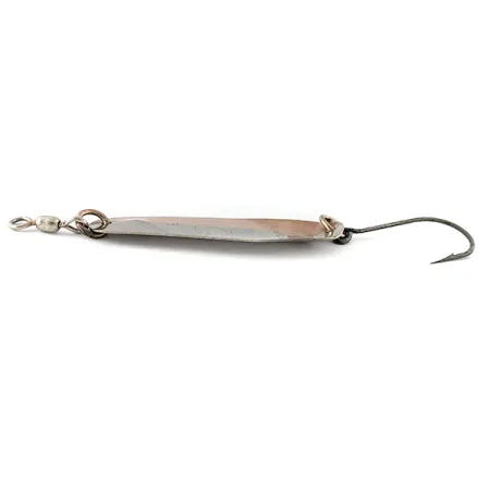 Vintage Luhr Jensen McMahon 5, 1/2oz nickel/brass fishing spoon #20478