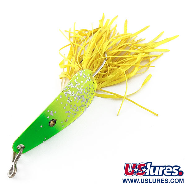 Vintage Northland tackle Jaw-Breaker, 1/2oz yellow/green UV
