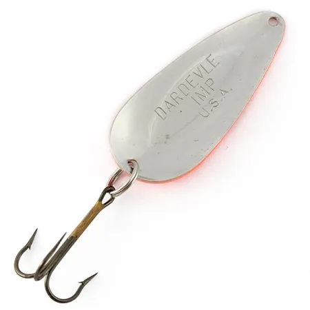 Vintage Eppinger Dardevle Imp UV, 2/5oz Ladybug fishing spoon #20494