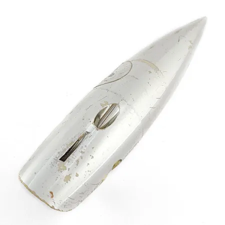 Vintage Luhr Jensen J-Plug Silver bullet, 1/2oz silver fishing lure #20496