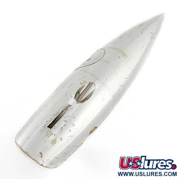 Vintage   Luhr Jensen J-Plug Silver bullet, 1/2oz silver fishing lure #20496