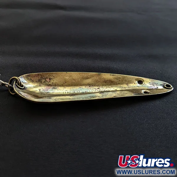 Vintage South Bend, 3/4oz brass fishing spoon #20498