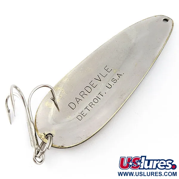 Vintage  Eppinger Dardevle, 1oz nickel fishing spoon #20499