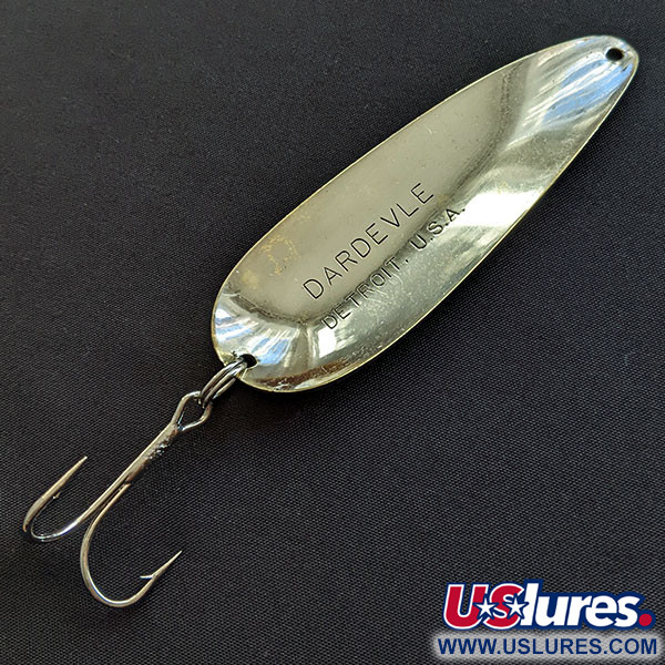 Vintage  Eppinger Dardevle, 1oz nickel fishing spoon #20499