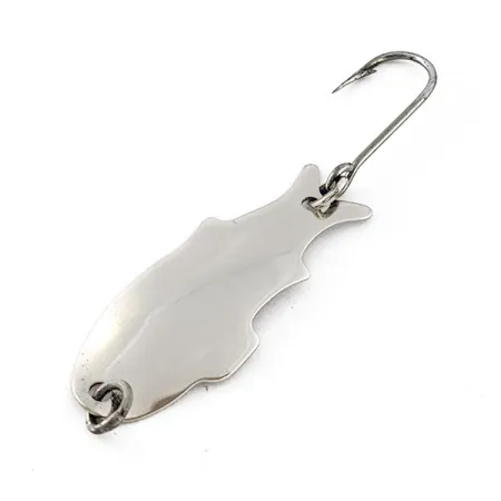 Vintage Shoff's Big Triple Teazer, 1/16oz nickel fishing spoon #20503