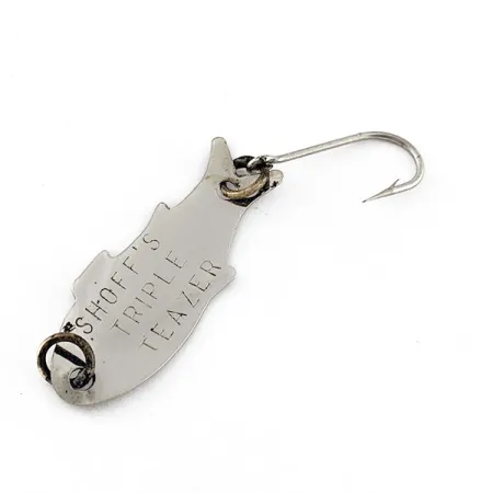 Vintage Shoff's Triple Teazer, 1/32oz fishing spoon #20504