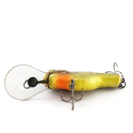 Vintage Bagley Small Fry Bream BR9, 2/5oz BR9 Bream on Chartreuse fishing lure #20511