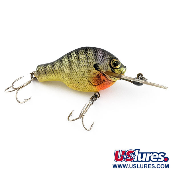Vintage Bagley Bait Bagley Small Fry Bream BR9, 2/5oz BR9 Bream on  Chartreuse fishing lure #