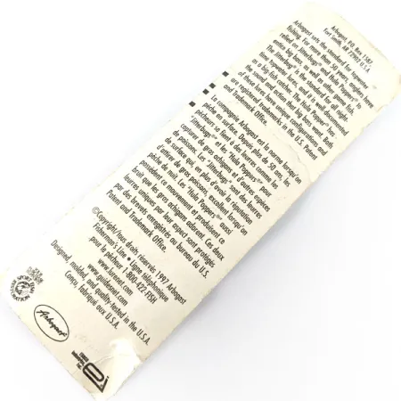 Fred Arbogast Hula Popper, 1/3oz black fishing lure #20518