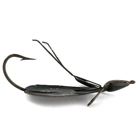 Vintage Panther Martin Weed Wing, 2/5oz black fishing spoon #20521