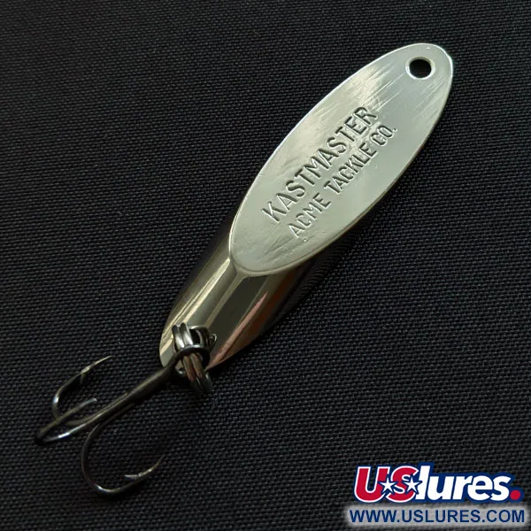 Vintage Acme Kastmaster, 1/4oz nickel fishing spoon #20522