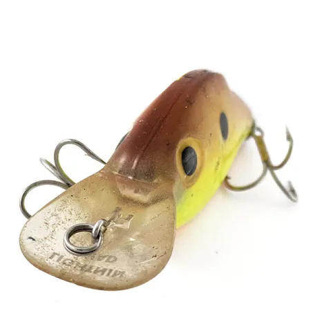 Vintage Storm Lightning Shad (Pre Rapala), 1/2oz yellow fishing lure #20523