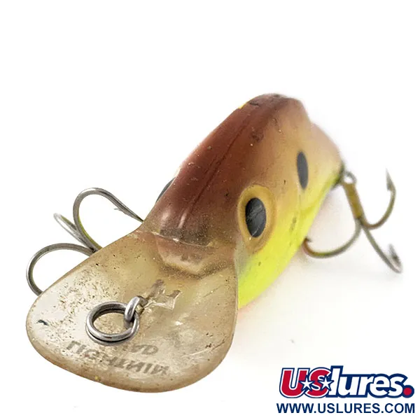 Vintage   Storm Lightning Shad (Pre Rapala), 1/2oz yellow fishing lure #20523