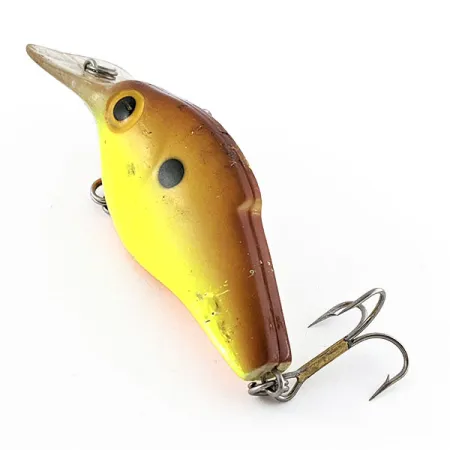 Vintage Storm Lightning Shad (Pre Rapala), 1/2oz yellow fishing lure #20523