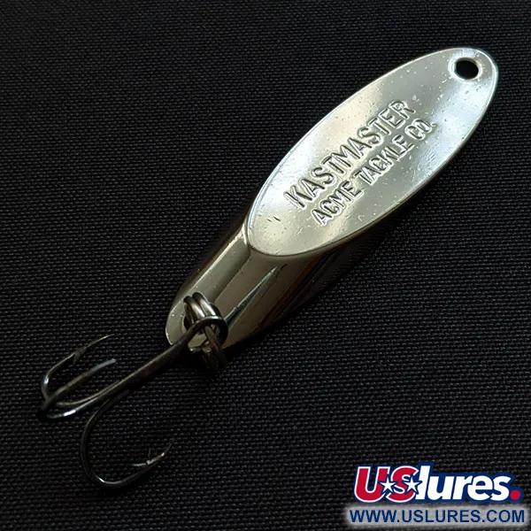 Vintage Acme Kastmaster, 1/4oz nickel fishing spoon #20538