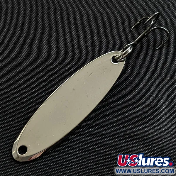 Vintage Acme Kastmaster, 1/4oz nickel fishing spoon #20538