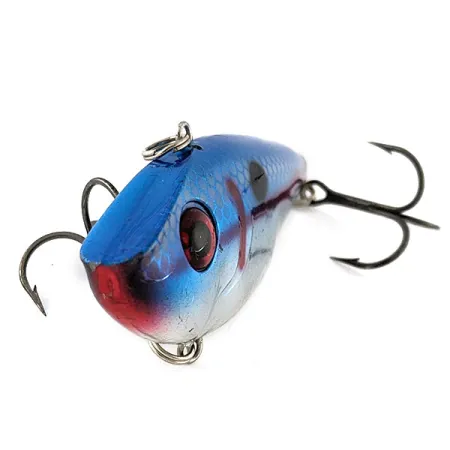 Vintage Strike King Red Eye Shad, 1/2oz Blue fishing lure #20539