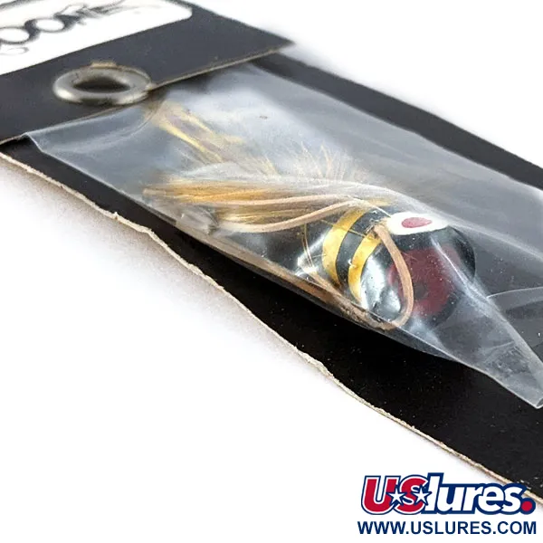  Boone Bait  Boone Fly popper,  black/yellow fishing #20540