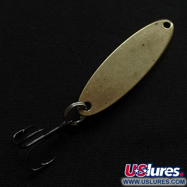 Vintage Acme Kastmaster, 1/4oz brass fishing spoon #20543