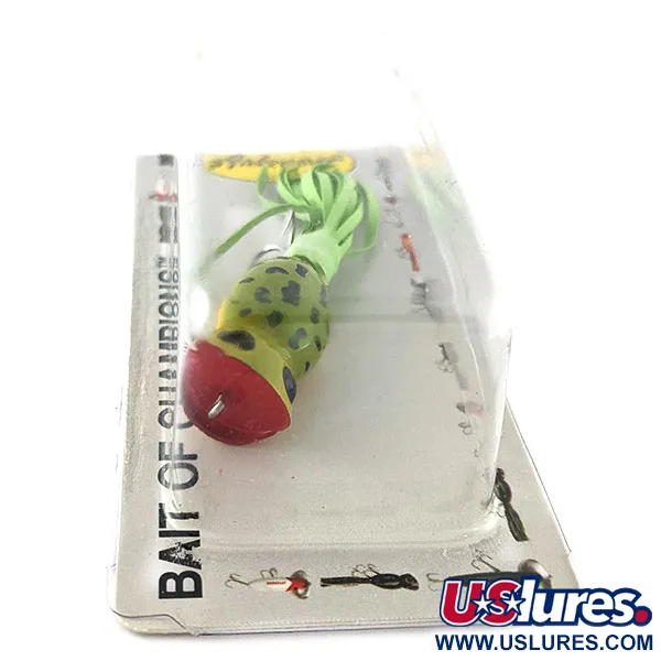   Fred Arbogast Hula Popper, 3/16oz Frog fishing lure #20551