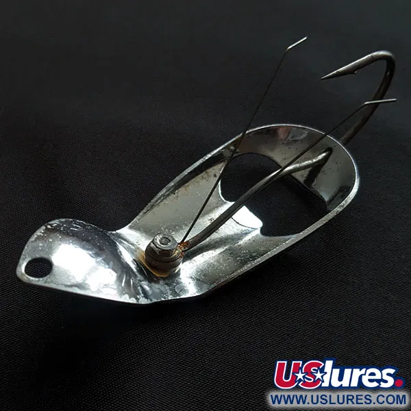 Vintage  Guarantee Mfg Chicago  Smoothie Spoon & Bottle Opener Guaranteed Mfg, 3/4oz nickel fishing spoon #20555