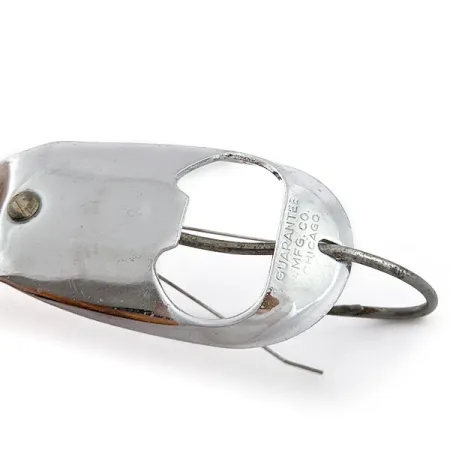 Vintage Guarantee Mfg Chicago  Smoothie Spoon & Bottle Opener Guaranteed Mfg, 3/4oz nickel fishing spoon #20555