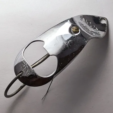 Vintage Guarantee Mfg Chicago  Smoothie Spoon & Bottle Opener Guaranteed Mfg, 3/4oz nickel fishing spoon #20555
