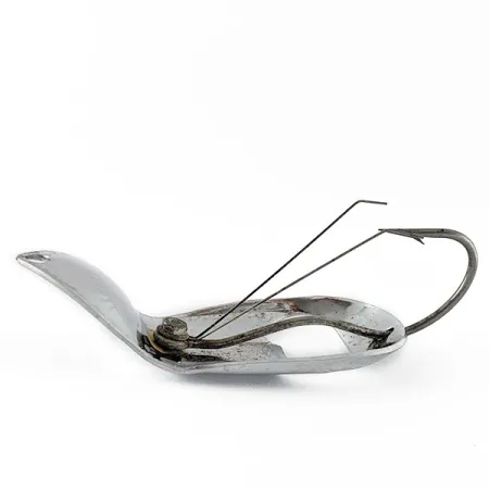 Vintage Guarantee Mfg Chicago  Smoothie Spoon & Bottle Opener Guaranteed Mfg, 3/4oz nickel fishing spoon #20555