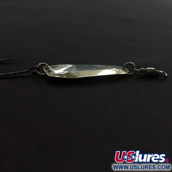 Vintage Luhr Jensen McMahon 3, 3/32oz brass/nickel fishing spoon #20556