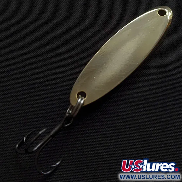 Vintage Acme Kastmaster, 1/4oz gold fishing spoon #20558