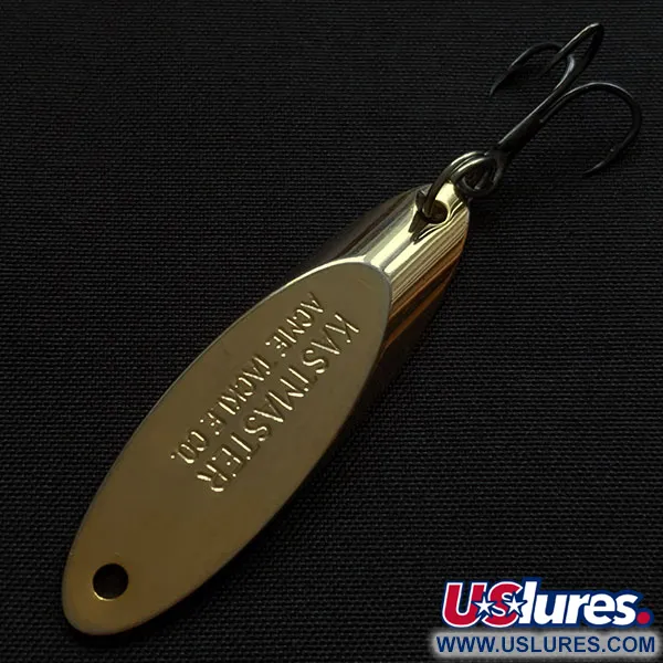Vintage Acme Kastmaster, 1/4oz gold fishing spoon #20558