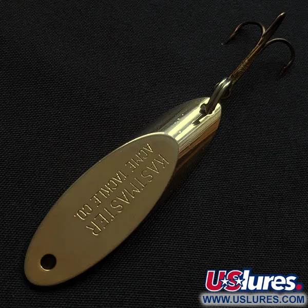 Vintage Acme Kastmaster, 3/8oz gold fishing spoon #20561