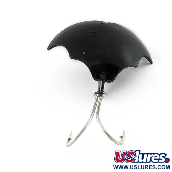 Vintage Harrison Industries Vintage Vibra Baby Bat, 1/2oz black fishing spoon #20562