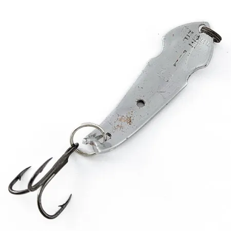 Vintage Tony Accetta Pet Spoon 13, 3/16oz nickel fishing spoon #20566