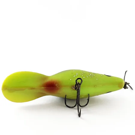 Vintage Rogers Deep JIM, 1/2oz green fishing lure #20570