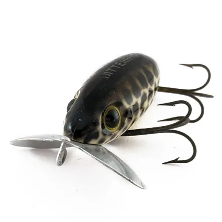 Vintage Fred Arbogast Jitterbug Early Bug Eye (1960s), 1/2oz Coachdog fishing lure #20573