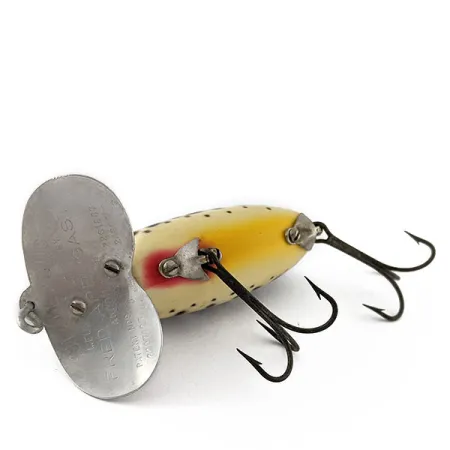 Vintage Fred Arbogast Jitterbug Early Bug Eye (1960s), 1/2oz Coachdog fishing lure #20573