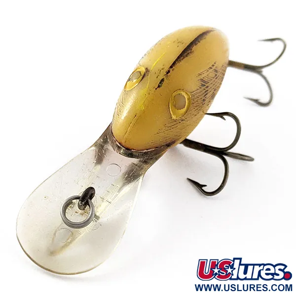 Vintage   Rebel Deep Wee R, 1/3oz Brown tiger fishing lure #20576